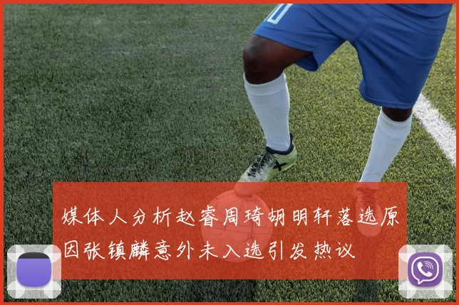 媒体人分析赵睿周琦胡明轩落选原因张镇麟意外未入选引发热议